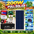 200W Complete Solar System with 500W Inverter - 2 Year Warranty - 1