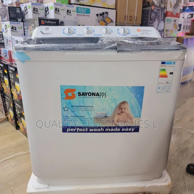 Sayona Twin Tub Washing Machine 10kg - 1