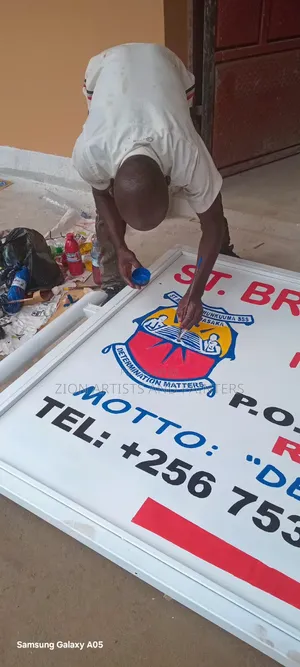 Metallic Signage - Painted & Printed