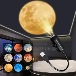 USB Planet Galaxy Projector Night Light