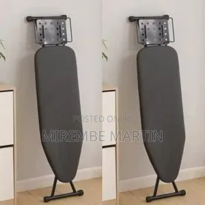 Foldable Ironing Board with Integrated Iron Rest