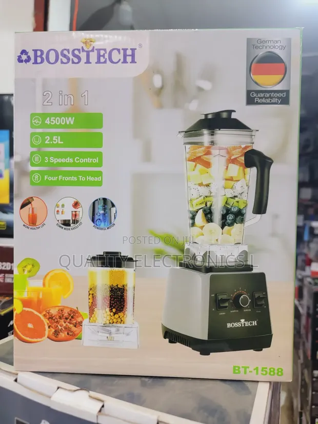 Bosstech 2-in-1 Commercial Blender BT-1588 - 1