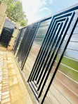 Megfin Automatic Sliding Gate - Black Steel - 2