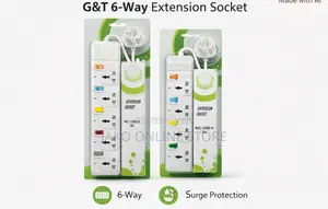 G&T Extension Socket URB-6 (6-Way)