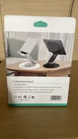 360° Rotating Adjustable Tablet & Phone Stand - Foldable Metal - 5