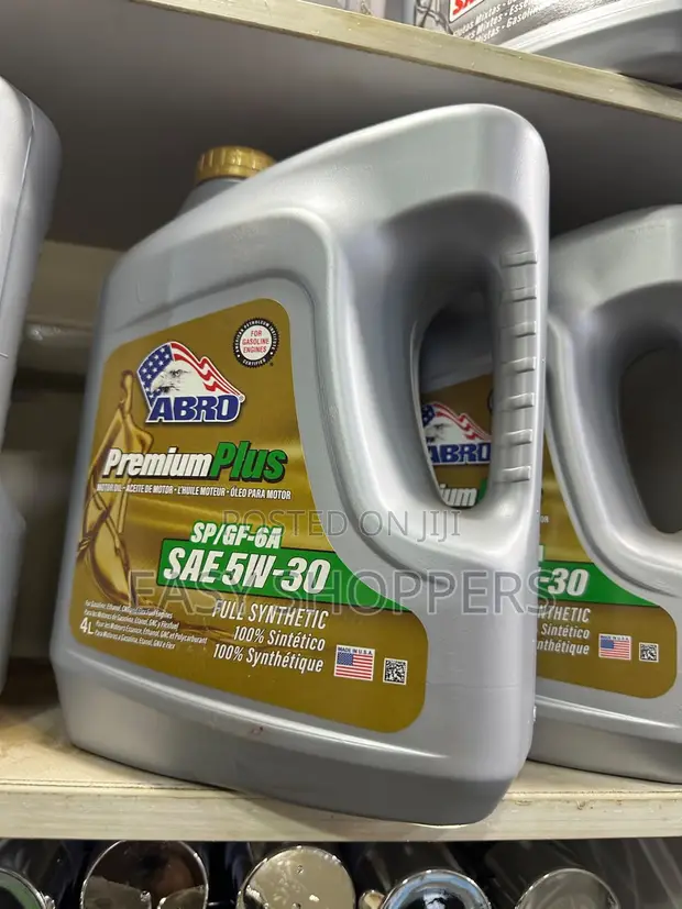 ABRO Premium Plus SAE 5w-30 Full Synthetic Motor Oil (4 Liters) - 1