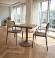 2-Seater Rattan Bistro Table and Chairs - 2