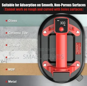 Heavy-Duty Electric Vacuum Suction Cup Lifter (662lbs)