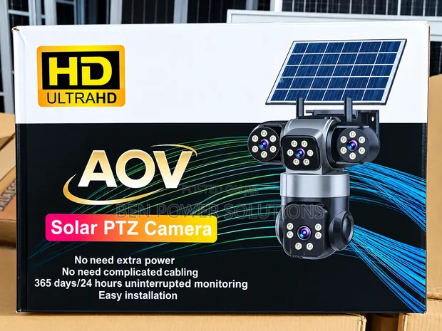 Solar Powered PTZ Security Camera - 1