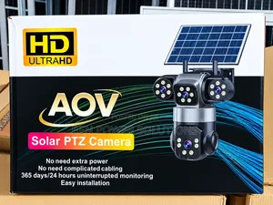Solar Powered PTZ Security Camera