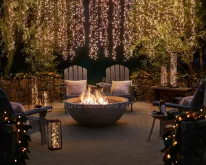 Curtain Christmas Outdoor Lights 5m x 1m