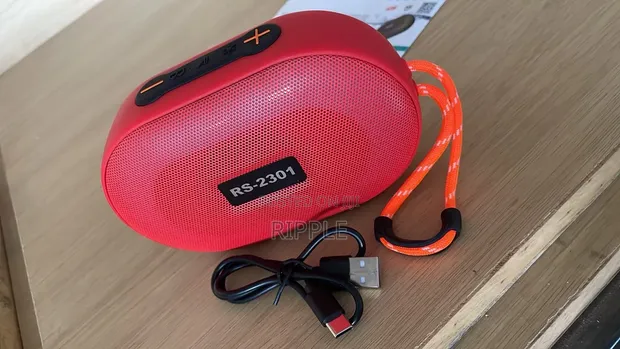 Aerbes AB-RS2301 Portable Bluetooth Speaker - 5W, RGB Light - 1