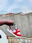 Jordan Grey & Red Sneakers - Size 28 - 1
