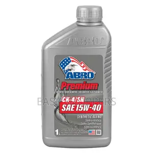 ABRO Premium SAE 15W-40 CK-4/SN Synthetic Blend Motor Oil - 0.946L