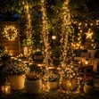Outdoor String Lights - 100m, Warm White LEDs - 1