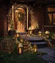 Outdoor String Lights - 100m, Warm White LEDs - 2