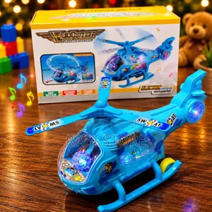 Baby King 360° Rotating Musical Helicopter Toy with LED Lights