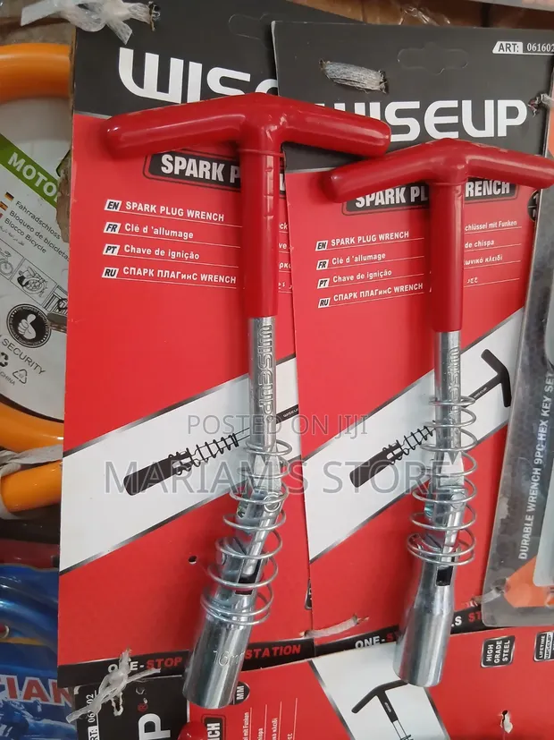 WISEUP T-Handle Universal Joint Spark Plug Wrench - 1