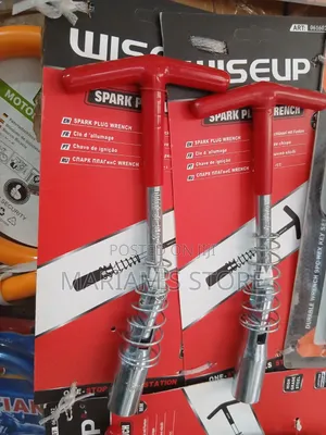 WISEUP T-Handle Universal Joint Spark Plug Wrench