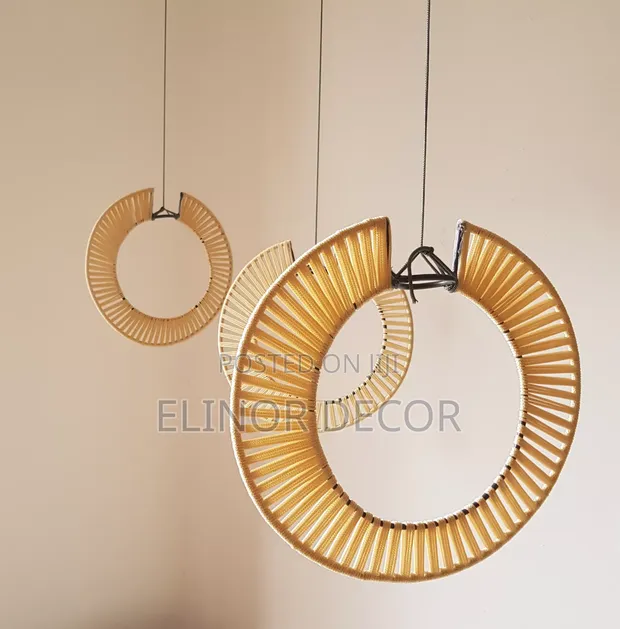 Handwoven Pendant Light - 1