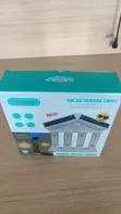 Solar Motion Sensor Wall Light - 4 Pillar Warm White LED - 5