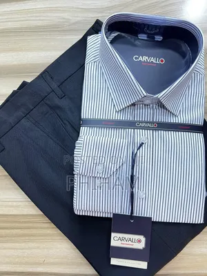 Men's Striped Designer Formal Shirt