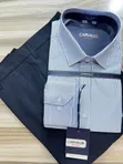 Men's Striped Designer Formal Shirt - 1