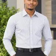 Men's Striped Designer Formal Shirt - 2