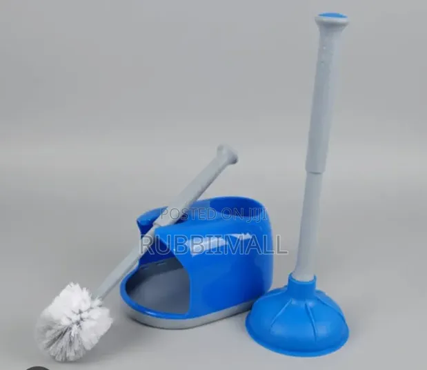 Kleaner Toilet Brush & Plunger Set - 1