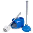 Kleaner Toilet Brush & Plunger Set - 2