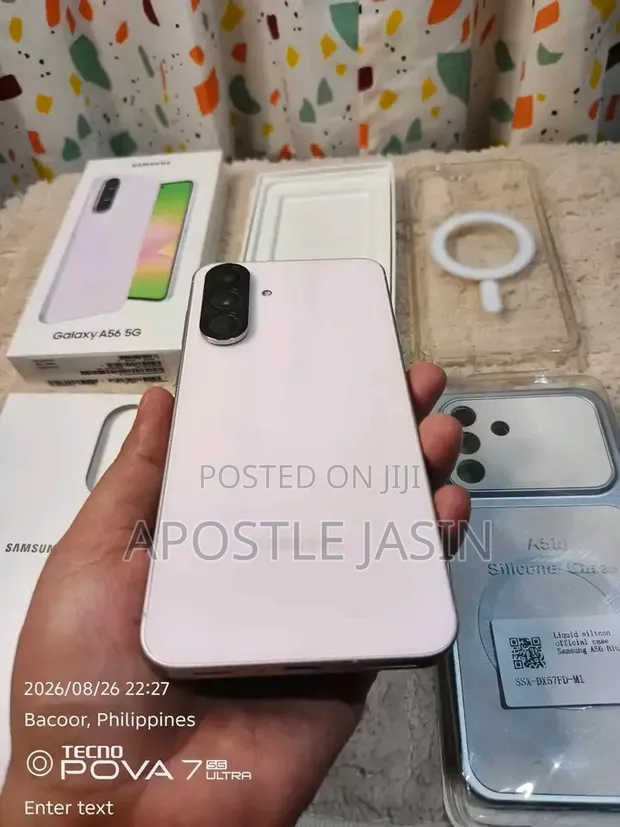 New Samsung Galaxy A56 256GB Pink - 1