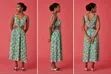 Enhanced Fashions Kampala Printed & Green Viscose Dresses - 1