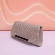 Women's Rose Gold Evening Clutch Bag - 2
