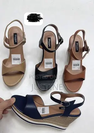 New Wedge Shoes with Ankle Straps