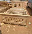 4x6 Easy Solid Wooden Bed - 1