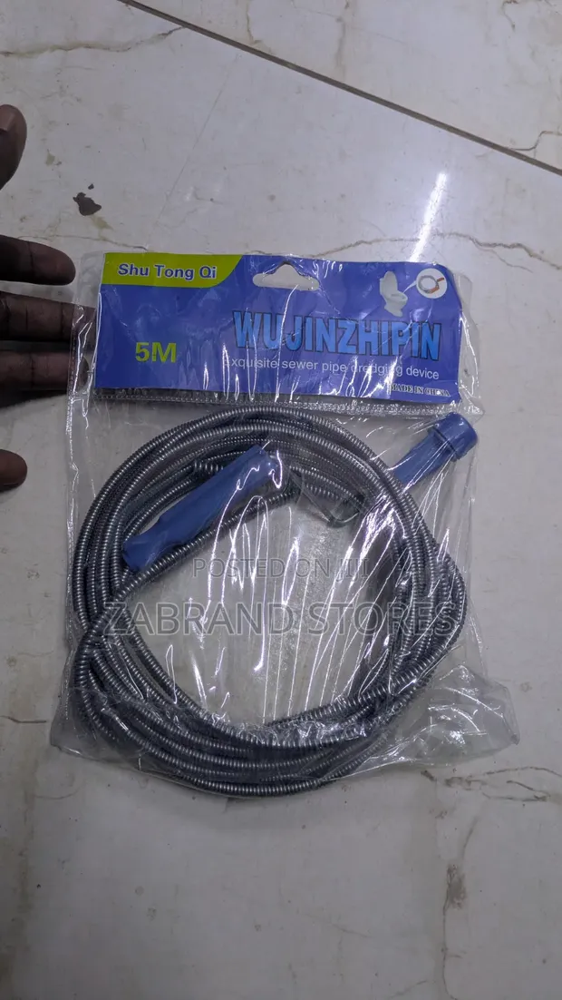 5m High Quality Stainless Steel Drain Cleaner - 1