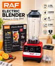 Raf 2.5L Stainless Steel Blender & Grinder 2400W - 1