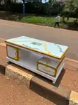 Brand New Luxury White & Gold Center Table - 2
