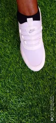 White Elastic Nike Mesh Sneakers - Ladies & Gents - 2