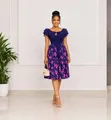 Flora Smocked Midi Dress - 1