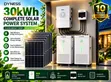30kWh 48V Megasun Energy Hybrid Lithium Solar System Full Kit - 1