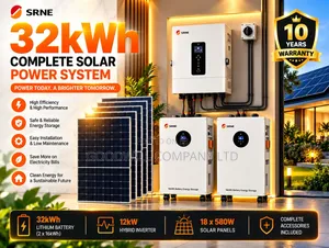 32kWh 48V Hybrid Solar System with Lithium Battery