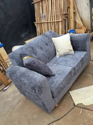 Omuka Home Furniture - Brand New Gray 4-Seater Sofa