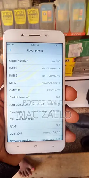 Vivo Y66i 32GB Gold
