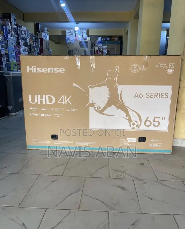 Hisense 65" Smart A6 Series 4K LED TV - 1