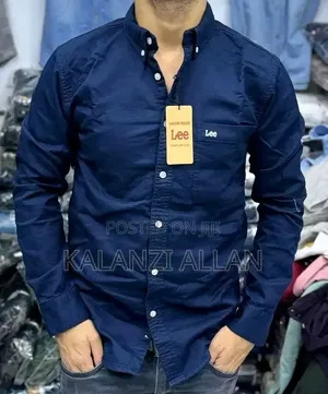 Louis Vuitton Khaki Men's Long Sleeve Shirts