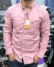 Louis Vuitton Khaki Men's Long Sleeve Shirts - 3