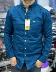 Louis Vuitton Khaki Men's Long Sleeve Shirts - 4