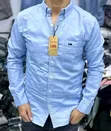 Louis Vuitton Khaki Men's Long Sleeve Shirts - 5