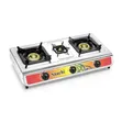 Saachi 3-Burner Stainless Steel Gas Cooker - 1